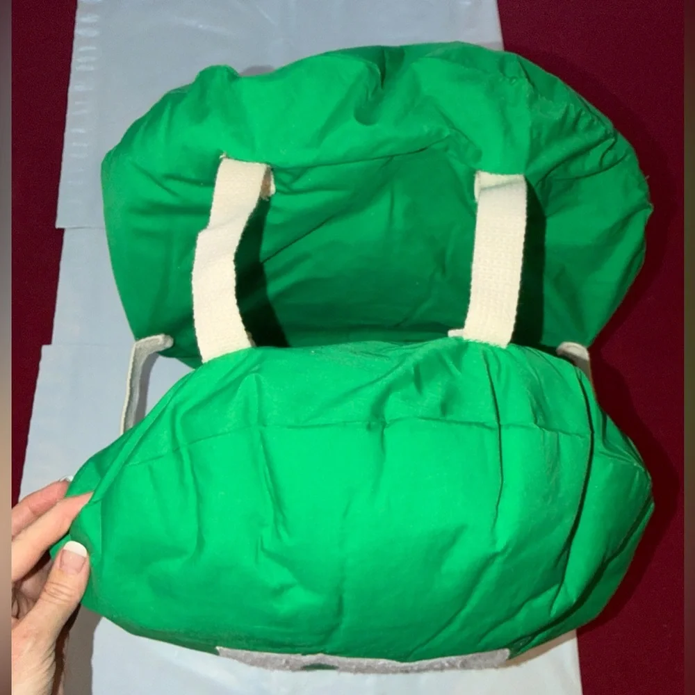 Green M&M Costume Toddler Or Child Size Pullover Candy Pillows Handmade VINTAGE - Picture 2 of 13
